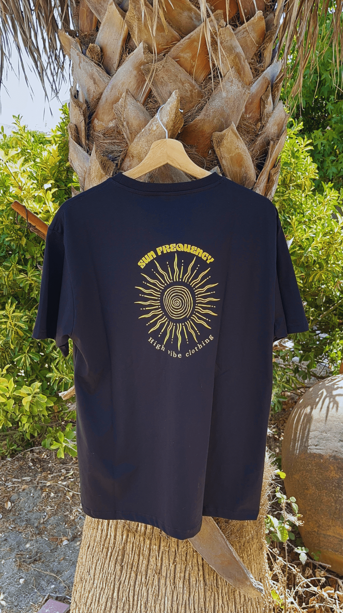 Sun Frequency LaunchTee - Black