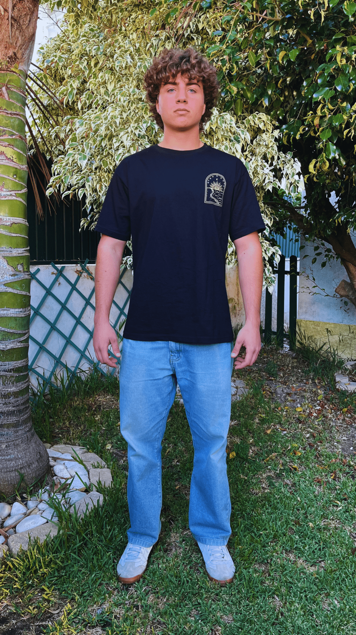 Sun Frequency LaunchTee - Black