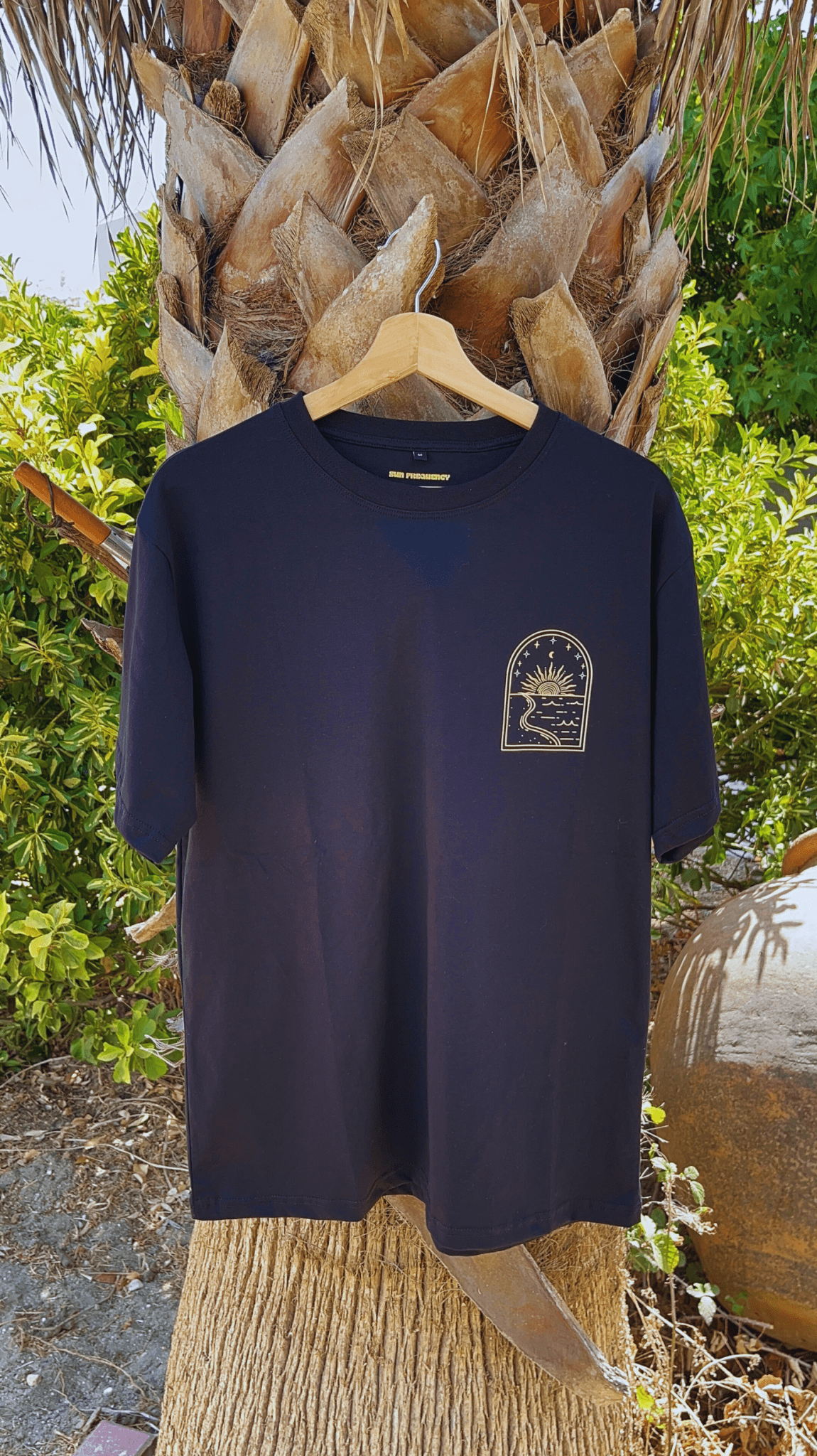 Sun Frequency LaunchTee - Black